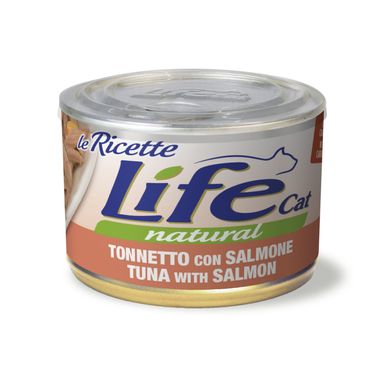 Консерва для котов LifeNatural Тунец с лососем (tuna with salmon), 150 г LifeNatural