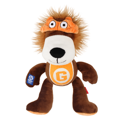 Іграшка для Собак Agent Gigwi Плюшевий Лев з пищалкою і тенісним м'ячем 28 см GiGwi