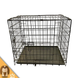 Металева клітка для собак з піддоном, 61х43х48 см