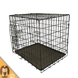 Металева клітка для собак з піддоном, 122х77х82 см