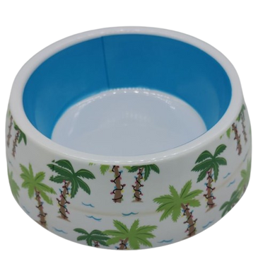 Меламиновая миска для собак и котов Derby AH002 Palm trees Derby