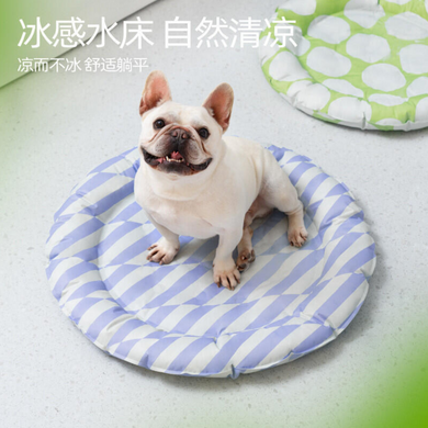 Охолоджуючий килимок для собак GEL Pet Cooling Mat Round Purple