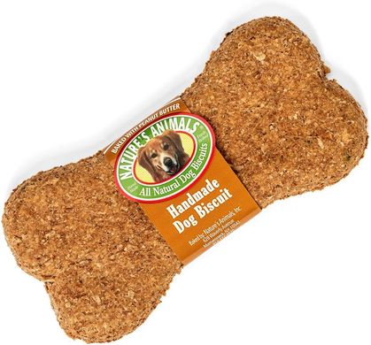 Натуральное печенье для собак Nature's Animals Original Bakery Biscuits с арахисовым маслом