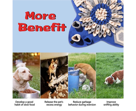 Килимок для нюхання для собак Derby Pet Shuffle Mat blue Derby