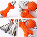 Інтерактивна іграшка для дресирування собак Derby Tug Ball Toy з м'ячиком, Помаранчевий