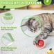 М'який ветеринарний комір для котів Green Cat Elizabeth Collar with a fruit pattern, M, 10-13 см, 14 см