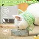 М'який ветеринарний комір для котів Green Cat Elizabeth Collar with a fruit pattern, M, 10-13 см, 14 см