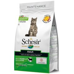 Сухой монопротеиновый корм для котов Schesir Cat Adult Lamb Schesir