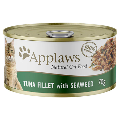 Консервы для котов Applaws Tuna Fillet with Seaweed in Broth с тунцом Applaws
