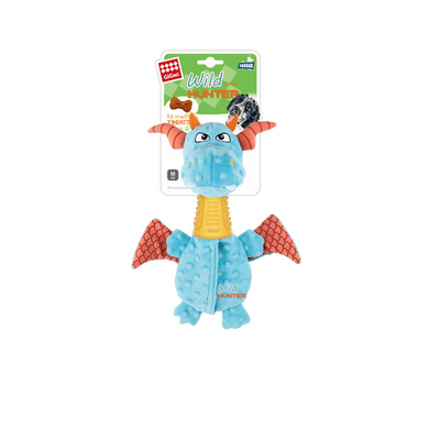 Іграшка для Собак Gigwi Плюшевий Дракон з Гумовою шиєю і пищалкою 35 см GiGwi