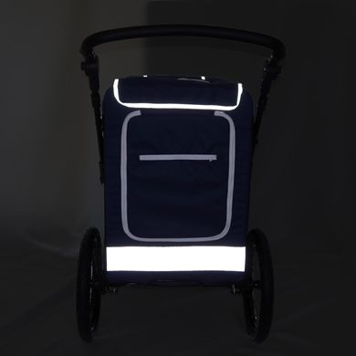 Коляска для домашних животных (до 35 кг) Bestopet (Люпосанчик) BS-RL-02 Dark Blue со съемным столиком для груминга Люпосанчик