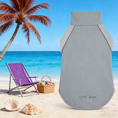 Літній сонцезахисний одяг для собак Derby Summer Sun-protective Dog Clothing, Grey Derby