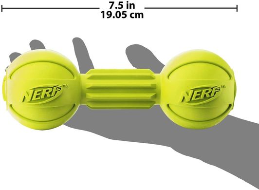Игрушка-штанга для собак Nerf Dog Barbell Chew Toy Nerf Dog