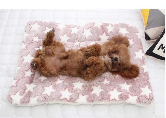 Плед для домашних животных Soft Pet Bed Cushion, Pink Star Derby