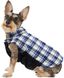 Тепла куртка для маленьких порід собак в клітинку, M, 31 см, 50 см, 46 см