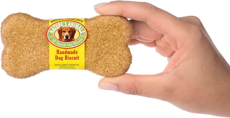 Натуральное печенье для собак Nature's Animals Original Bakery Biscuits с сыром Чеддер