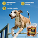 Ласощі для собак UNIQ PETS DOG SNACKS MEATY Курячі ніжки барбекю з білим кунжутом, курка, 500 г, Упаковка виробника