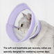 Захисний комір для котів і маленьких собак Derby Breathable Elizabeth Collar, Pink, S, 13-20 см