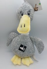 М'яка іграшка для собак TEDI Knitted duck з пищалкою TEDi