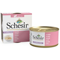 Консервы для котов Schesir Salmon Natural с лососем в собственном соку Schesir
