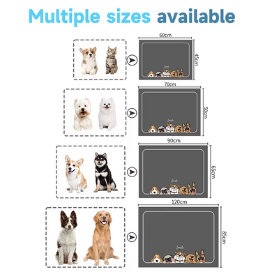 Літня охолоджуюча підстилка для собак Derby Ice Silk Material Summer Pet Cooling Mat Dogs Smile Derby