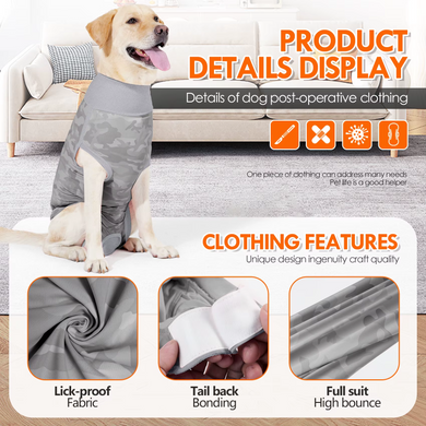 Пижама/попона для собак Derby Breathable Pet Recovery Suite, Pink Camo Derby