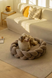 Лежанка для собак і котів Люпосанчик Stylish hand-crocheting plush Pet Bed, Dark Camel, S, 50х15 см