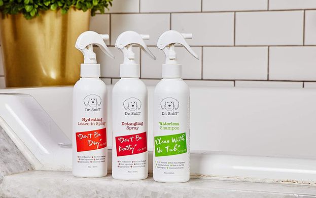 Органічний сухий шампунь для собак Dr. Sniff Waterless Pet Shampoo