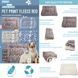 Теплый плед-лежанка для домашних животных Pelushka Warm Print Pet Mat, DCB013-010, 55х85 см