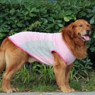 Дихаючий літній сонцезахисний одяг для собак Derby Breathable Summer Sun-protective Dog Clothing, Pink/Grey Derby