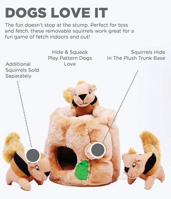 Інтерактивна іграшка для собак Outward Hound Hide-A-Squirrel Outward Hound
