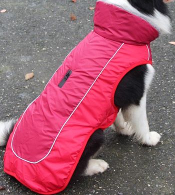 Непромокаемое супер теплое пальто для собак мелких пород и щенков на флисе