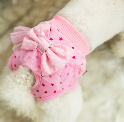 Багаторазовий підгузок для сук Derby Cute bow, Pink Derby