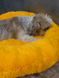 Лежанка для собак і котів Smart Pet Donut yellow, d - 50 см