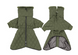 Тепла зимова куртка для собак Wan Talk Winter Warm High Collar Dog Green Clothes з високим коміром, S, 40 см, 50-56 см, 40 см