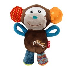 Іграшка для Собак Gigwi Plush Friendz Мавпочка з пищалкою 16х8х8 см GiGwi