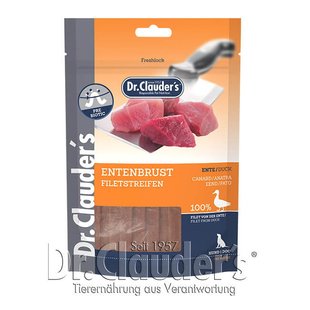 Ласощі для собак Dr.Clauder‘s Duck Breast Filet Strips з качкою Dr.Clauder's