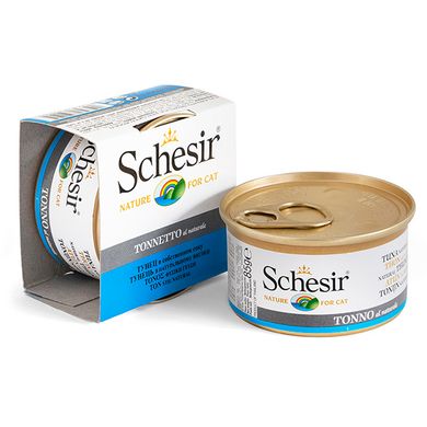 Консерви для котів Schesir Tuna Natural Style з тунцем у власному соку Schesir