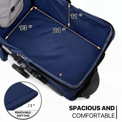 Коляска для котів і собак Bestopet (Люпосанчик) BS-RL-16 Dark Blue Люпосанчик