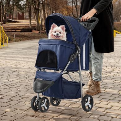 Коляска для котів і собак Bestopet (Люпосанчик) BS-RL-16 Dark Blue Люпосанчик