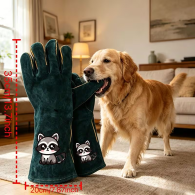Міцні рукавиці для догляду за домашніми тваринами Multi-Pet Grooming Raccoon