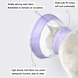 Защитный воротник для котов и маленьких собак Derby Breathable Cat Elizabeth Collar, Purple, S, 13-20 см