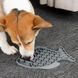 Силиконовый коврик для лизания для собак Derby Fish Shaped Dog Lick Mat, Серый, 24,5х19 см