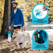 Портативная прогулочная поилка для собак Portable Dog Drinking Bottle, Голубой, 550 мл