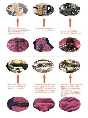 Світловідбивна зимова куртка для собак V.PET.B.R D58 camo V.PET.B.R