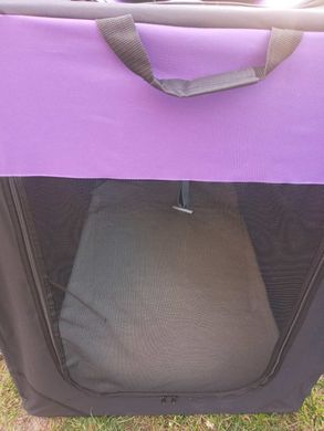 М'яка клітка-переноска для великих собак Pet Travel Purple PetTravel