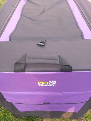 Мягкая клетка-переноска для крупных собак Pet Travel Purple PetTravel