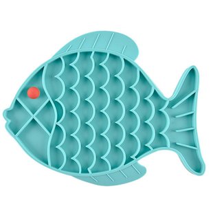 Силиконовый коврик для лизания для собак Derby Fish Shaped Dog Lick Mat Derby