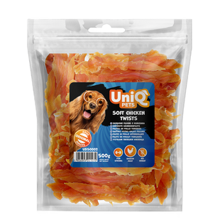 Ласощі для собак UniQ PETS М'які курячі шматочки UniQ PETS