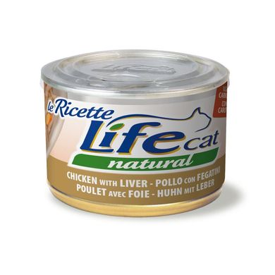 Консерва для котів LifeNatural Курка з печінкою і морквою (chicken, liver and carrots), 150 г LifeNatural